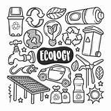 Ecology Coloring Ecología Dibujado sketch template