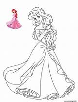Princesse Coloriage Ariel Coloriages Imprimer Dessin Arielle Colorier Cendrillon sketch template