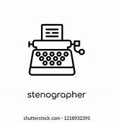 Stenographer sketch template