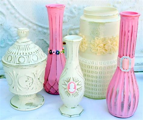 Up Cycled Flea Market Glass Vases Mitzi S Miscellany
