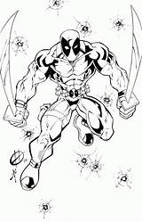 Deadpool Kolorowanki Epees Deux Avengers Venom Druku Pobrania Punching Malvorlagen Colorier Tinkerbell Wydruku Leerlo Printmania Searches Imprimé Fois sketch template
