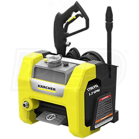 karcher  cube  psi electric cold water pressure washer karcher