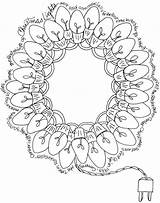 Coloring Fashioned Wreath Yule Mandalas Lantern Dover Publications Doverpublications sketch template