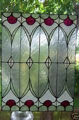 Faux Stained Glass Window Clings Photos