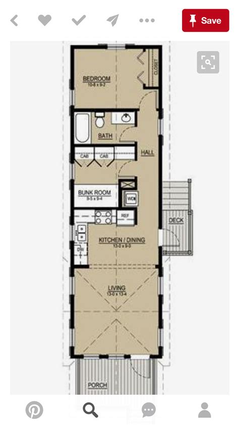 shotgun house floor plans  homeplancloud