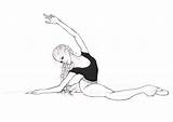 Splits Hilarity Ballet Swan Danza Dancer Idk Figuras sketch template