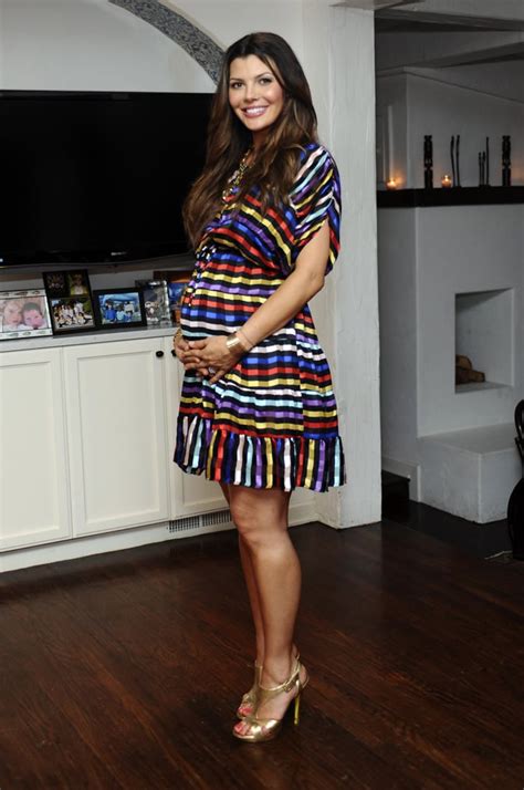 Pregnant Ali Landry At A Lucky Magazine Event Jessica