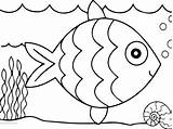 Regenbogenfisch Ausmalen Tiere sketch template