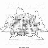 Coloring Pages Building sketch template