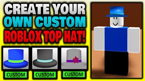 custom top hats  roblox youtube