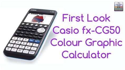 casio fx cg colour graphic calculator key features