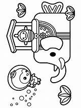 Octonauts Coloring Pages Gups Getdrawings sketch template