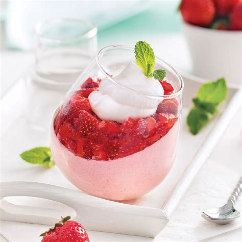 mousse aux fraises  ingredients  minutes