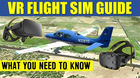 virtual reality flight simulation guide      youtube
