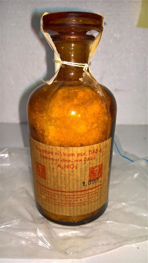 silbernitrat kg flasche argentum nitricum pur dab chemisch rein