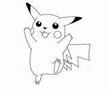 Pikachu Coloring Pages Baby Pokemon Cute Drawing Printable Template Random sketch template