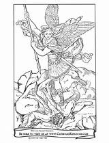 Michael St Archangel Coloring Clipart Catholic Michel Drawing Color Feast Archangels Holy Saint Clipground Getdrawings Pages 29th September Tattoo Falls sketch template