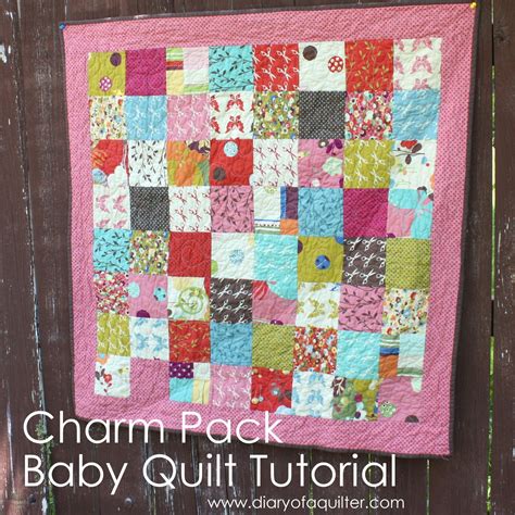 charm pack baby quilt