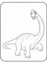 Dino Ausmalbilder Ausmalbild Brachiosaurus Ausmalen Dinosaurier sketch template