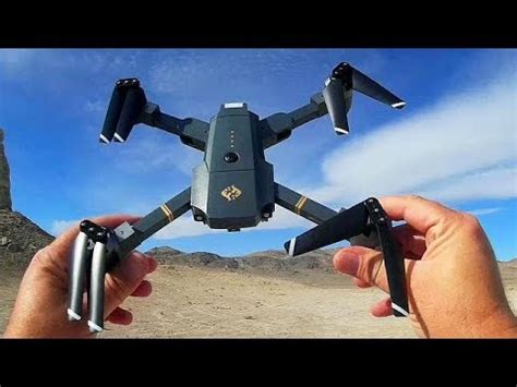 fanstech  pack  folding fpv rc quadcopter drone flight test review youtube