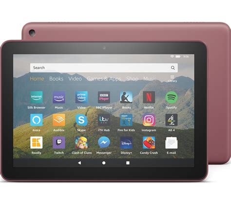 amazon fire hd  tablet   gb plum fast delivery currysie
