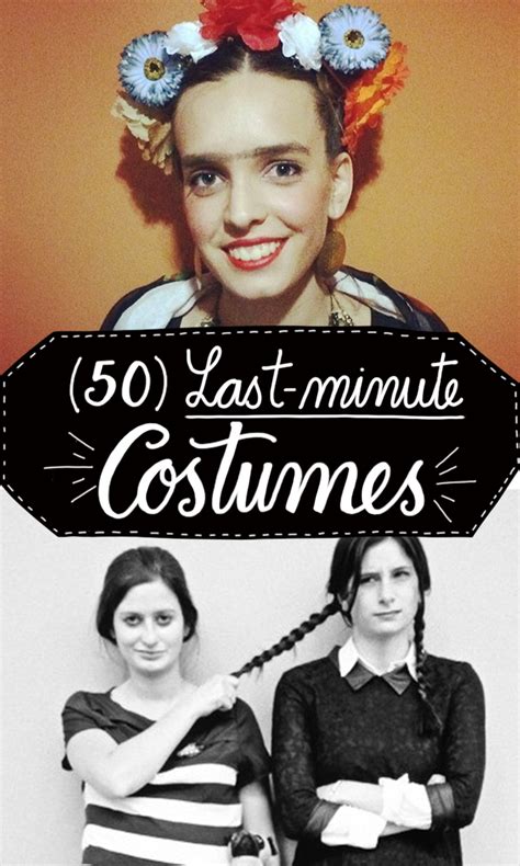 50 Last Minute Halloween Costumes Last Minute Halloween