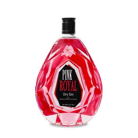 pink royal dry gin   vol pink  gin