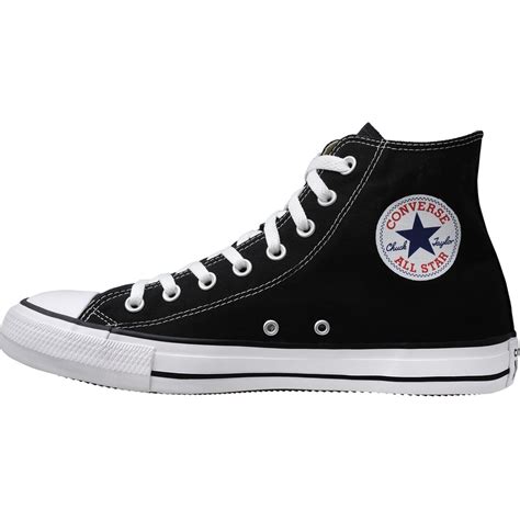 converse chuck taylor unisex  star  top sneakers black big