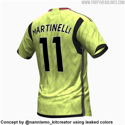 based  leaked colors arsenal    kit concept footy headlines