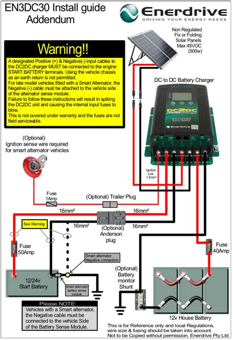 enerdrive dc  dc charger wiring diagram handmadefed