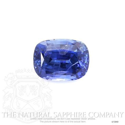 blue sapphire cushion  ct