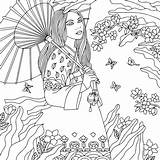 Coloring Pages Asian Salvo Por Women Nikita sketch template