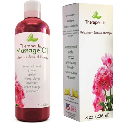 edible sensual massage oil aromatherapy moisturizing