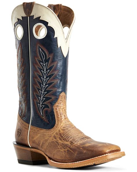 ariat mens wildstock real deal western boots wide square toe country outfitter