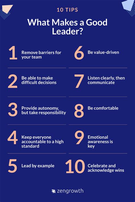 what makes a good leader 10 crucial qualities zengrowth