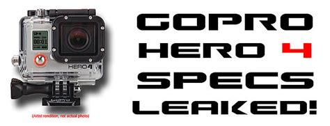 gopro hero  specs leaked rc groups