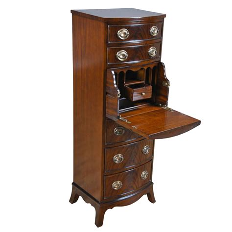 traditional hidden drawer secretary desk chairish