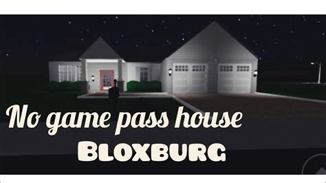 game pass housebloxburg roblox youtube
