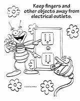 Electricity Coloring Safety Pages Electrical Drawing Save Worksheets Kitchen Louie Drawings Designlooter Getdrawings Printable Fire Object 710px 01kb Getcolorings Worksheeto sketch template