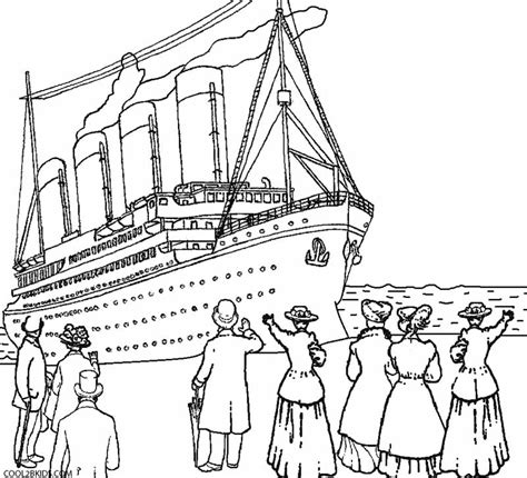 printable titanic coloring pages  kids