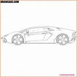 Lamborghini Aventador Drawcarz Centenario Coloringpagez Heres Roadster Wha sketch template