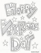 Veterans Coloring Pages Kids Printable Happy Sheets Cards Thank Activities Easy Print Quotes sketch template