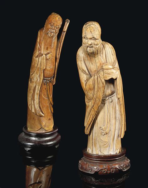 chinese ivory carving  figures  century christies