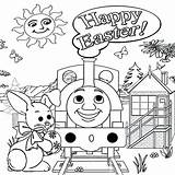 Thomas Coloring Pages Train Halloween Getcolorings sketch template