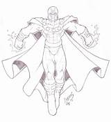 Magneto Coloring Print Pages sketch template