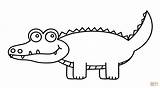 Alligator Coloring Cartoon Pages Clipart Cute Clip Alligators Simple Printable Public Reptiles Kids Drawing Transparent Supercoloring Worksheets Domain Cif Styles sketch template