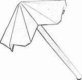 Origami Paraplu Joostlangeveldorigami sketch template
