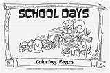 Coloring School Pages House Kids Sheet First sketch template