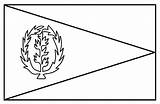 Mewarnai Bendera Negara Sketsa Eritrea Anak Putih Marimewarnai Moslem sketch template