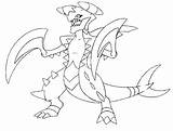 Pokemon Mega Coloring Pages Garchomp Evolution Evolved Colouring Print Color Printable Getdrawings Getcolorings Pokémon Library Rayquaza Popular Colorings sketch template
